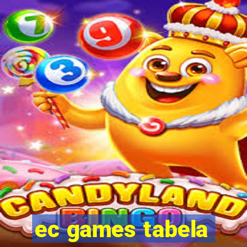 ec games tabela